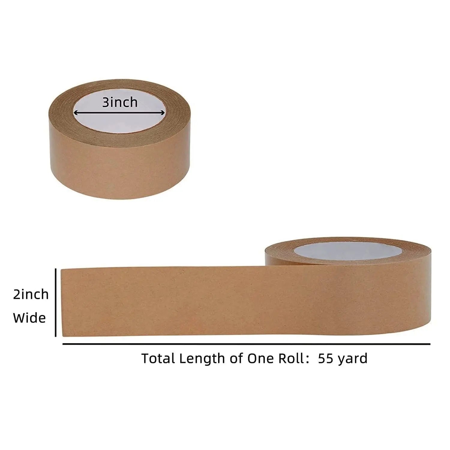 Biodegradable Brown Writable Kraft Paper Tape
