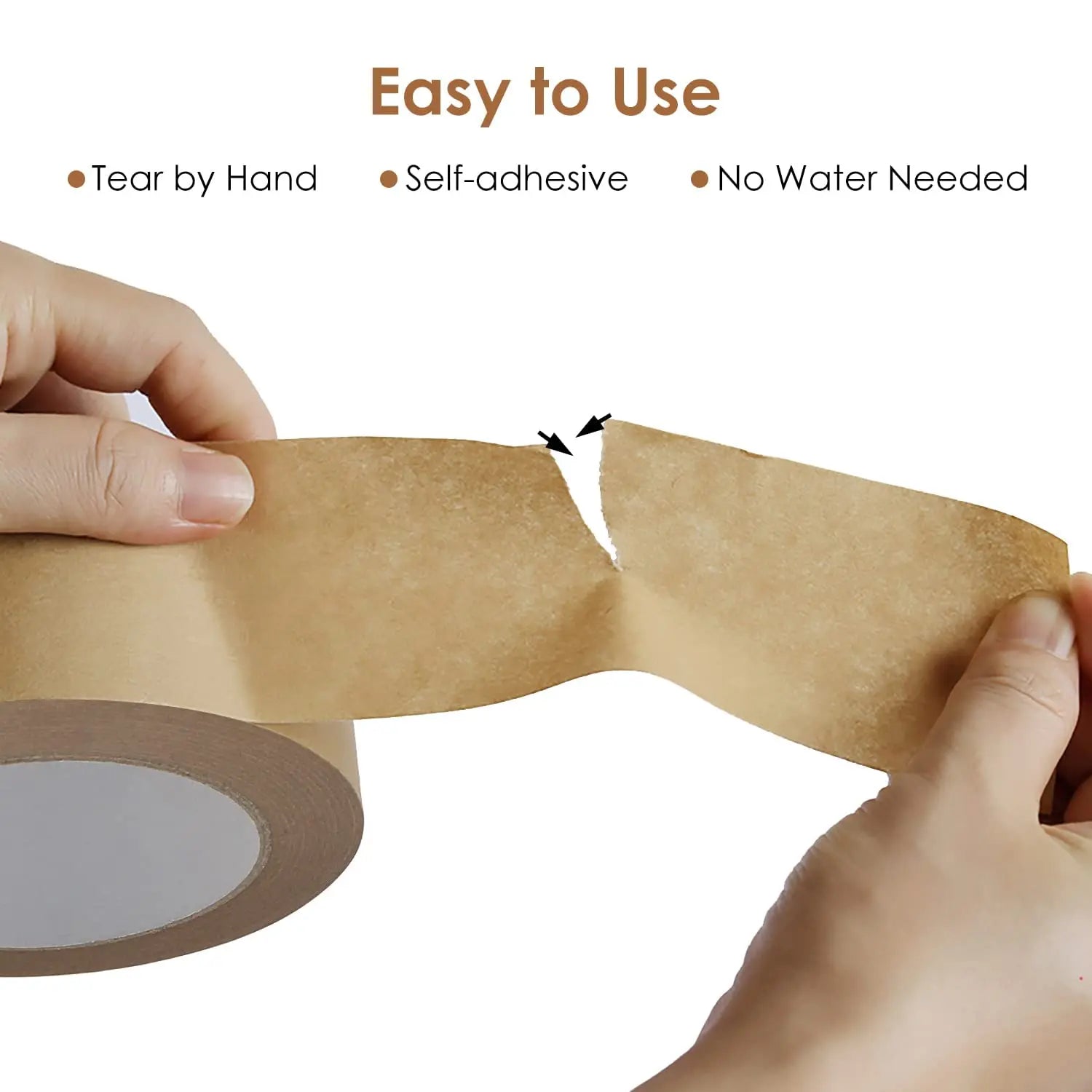 Biodegradable Brown Writable Kraft Paper Tape