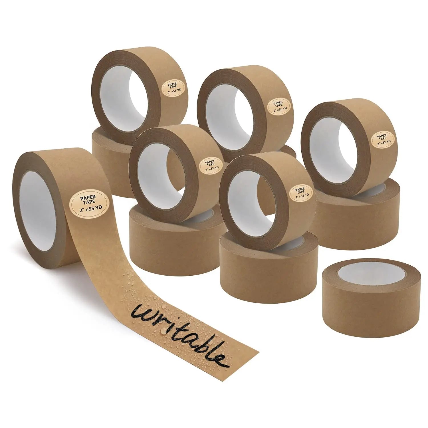 Biodegradable Brown Writable Kraft Paper Tape