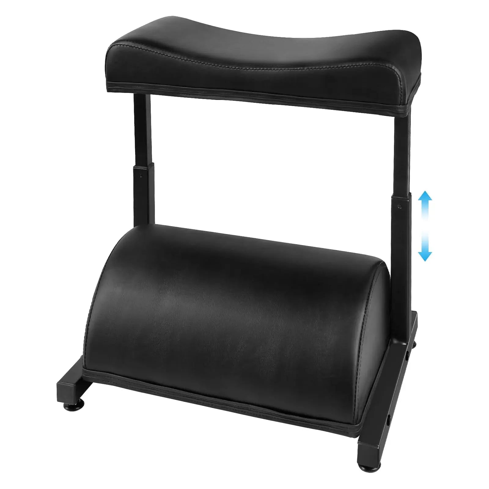 Ergonomic Extra-Wide Leather Adjustable Footrest