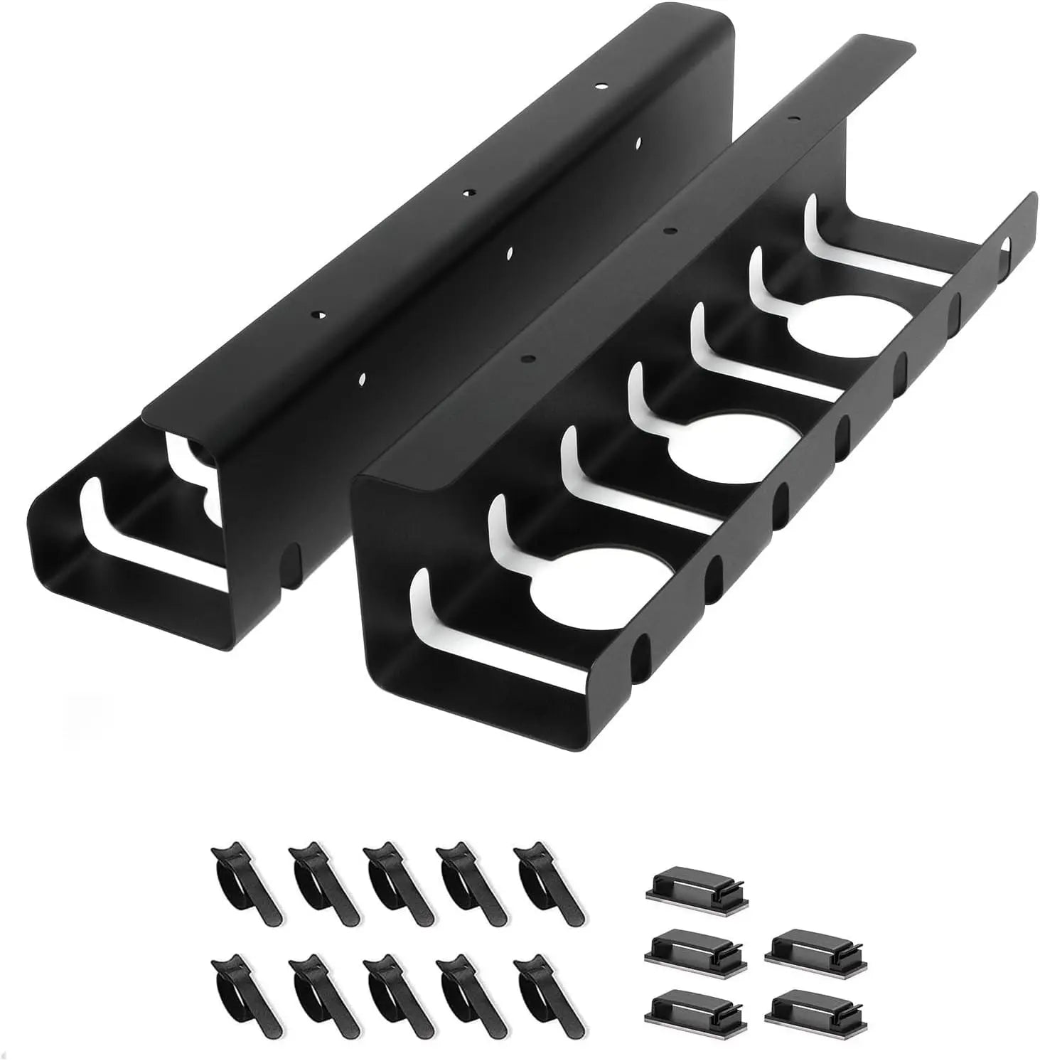 Under Desk Cable Management Tray-2 Pack