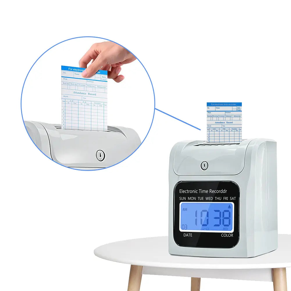 Employee Time Clock Cards- 100 Pcs.