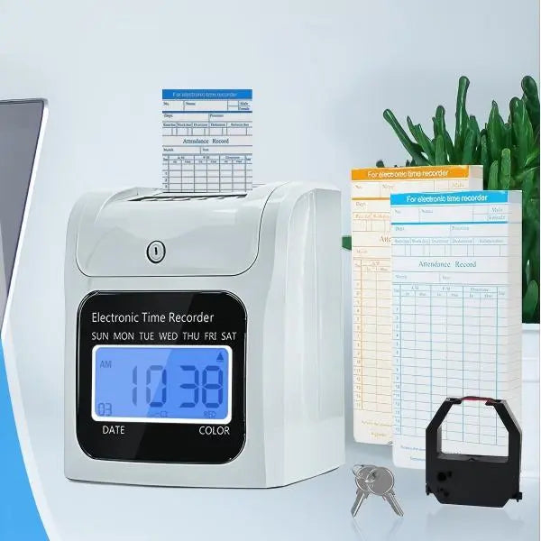 Keyed Automatic Employee Time Clock