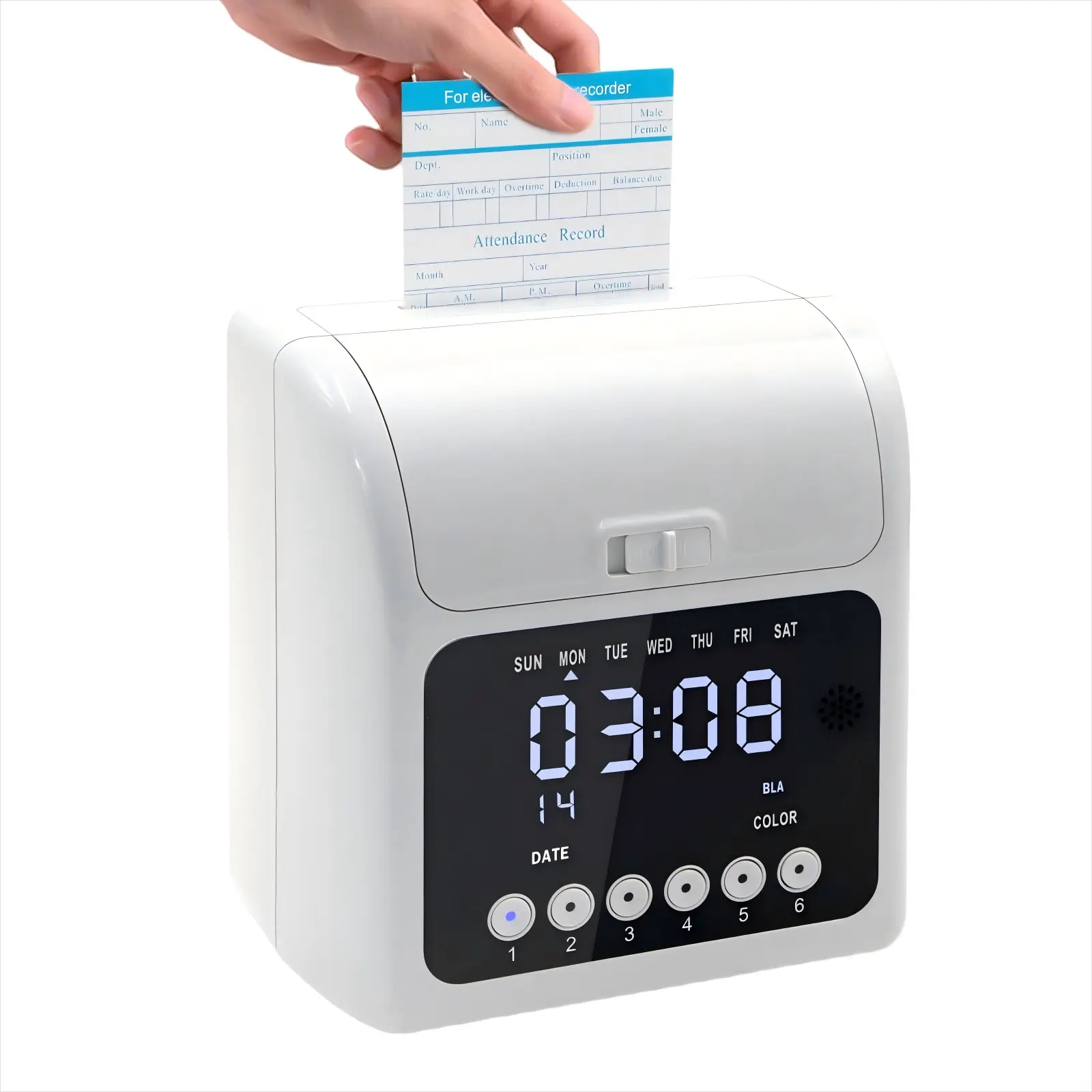 PIN Version Auto-Aligned Small Business Employee Time Clock